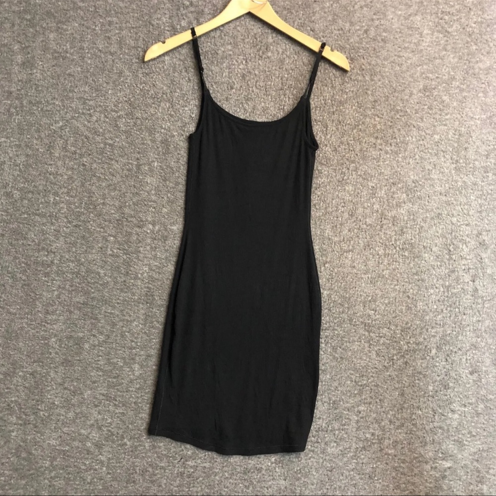 SKIMS Kim Kardashian Soft Lounge Slip Dress in Onyx Size S NWT - Picture 2 of 5